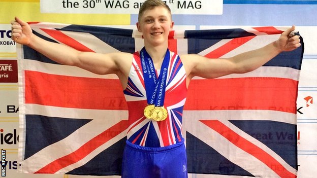 Former pupil hits gymnastic gold